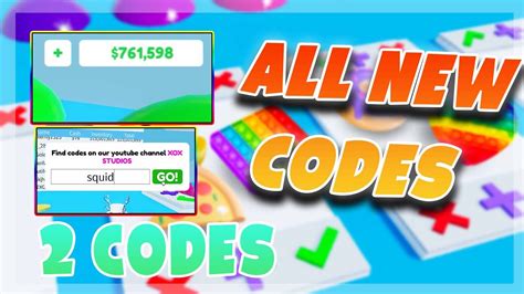 All New Working Pop It Trading Codes Squid Update Codes Xox Studio