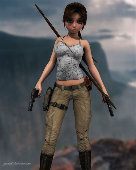 Lara Toon Survivor By Jpaucroft On Deviantart Lara Survivor Model Face