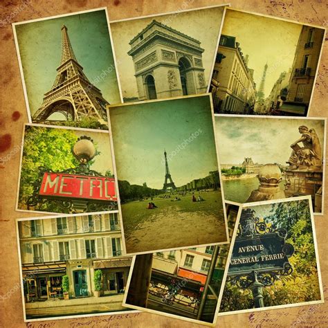 Vintage Collage Paris Travel — Stock Photo © Kazyavka 40609947