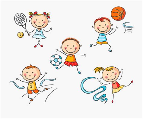Download sport images and photos. Children Clipart Sport - Kids Sport Clipart Png , Transparent Cartoon, Free Cliparts ...