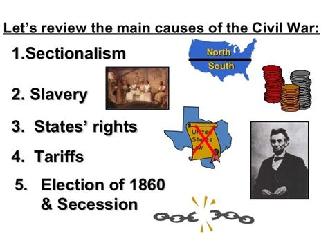 Causes Of The Civil War Ppt