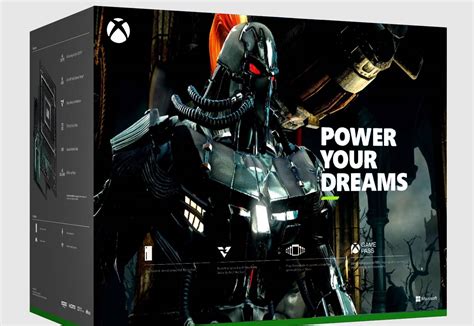 Get the seagate master chief le game drive for xbox and expand your armory! The back of the Xbox Series X retail box prominently ...