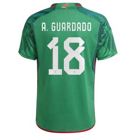 Andres Guardado Mexico National Team 202223 Home Player Jersey