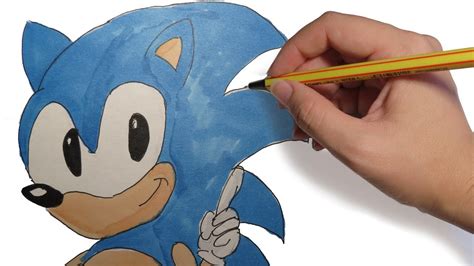 Como Dibujar A Sonic Facil Paso A Paso