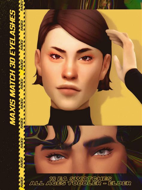 Mm 3d Eyelashes Skindetail The Sims 4 Skin Sims 4 Sims 4 Body Mods