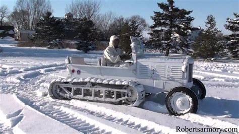 M7 Snow Tractor In Winter Youtube