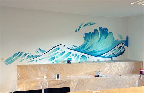 Veneficus Wave Mural On Behance