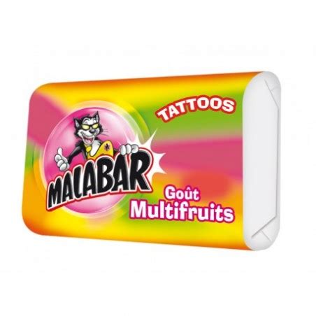 Malabar Multifruit Chewing Gum Pi Ces Bonbon En Bo Te Bonbon Au Kilo Ou En Vrac Bonbix