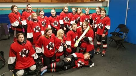 all girls teams possible with community support hockey nb says cbc news