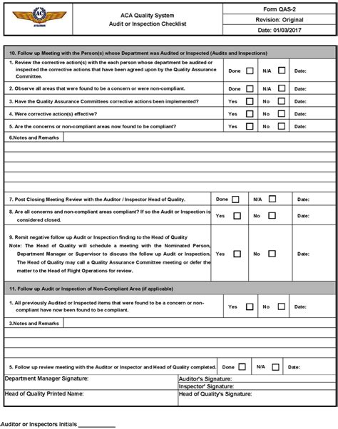 Sample Forms — Ac Aviation Documentation 10 Documentation