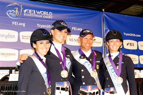 Fei World Equestrian Games Tryon 2018 Dressage Team Medals