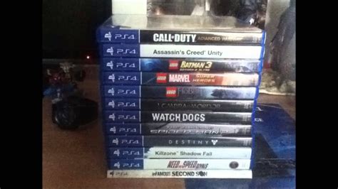 My Ps4 Games Disk Youtube
