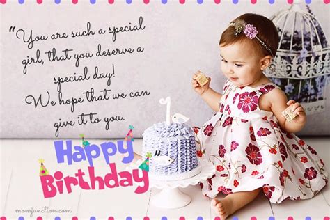 106 Wonderful 1st Birthday Wishes For Baby Girl And Babe Birthday