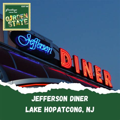 The World Famous Jefferson Diner Greetings From The Garden State