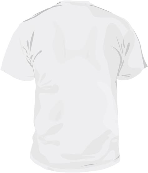 Download T Shirt White Kaos Png Putih Polosan Belakang Front T