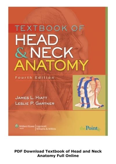 Head And Neck Anatomy Book