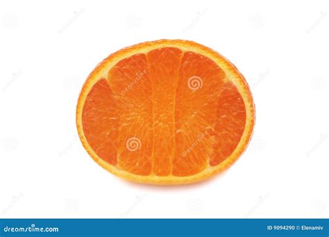 Part Of Tangerine Stock Photo Image Of Orange Individual 9094290