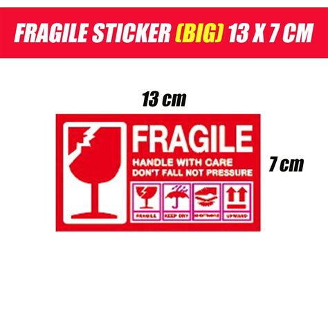 100pcs Fragile Sticker Urgent Sticker Food Sticker Quran Sticker
