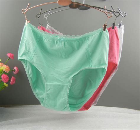 New Women Everyday Panties 100cotton Underwear Female Briefs Solid