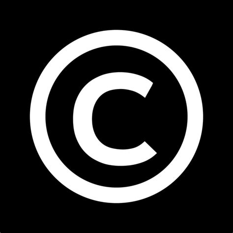 Free Copyright Symbol Icon Vector Illustration Nohatcc
