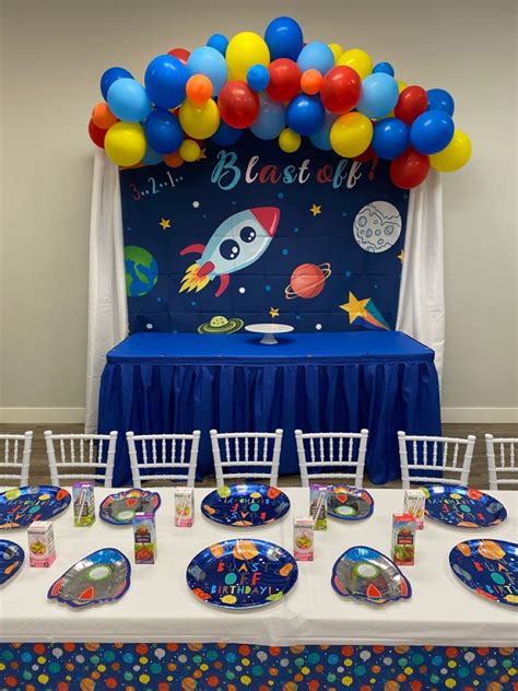 Space Astronaut Birthday Theme Astronaut Birthday Playground