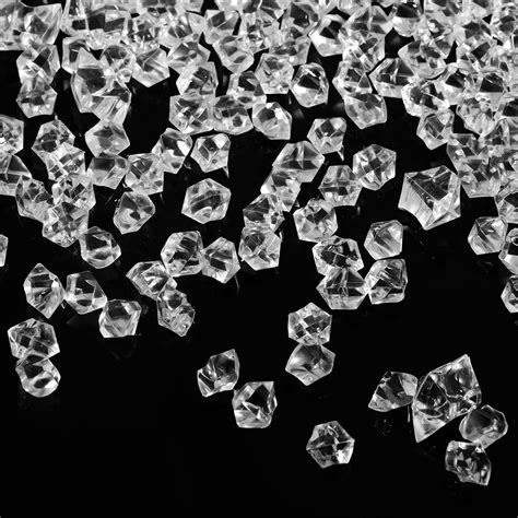 Buy 450 Pieces Fake Ice Cubes Diamonds Ice Rocks Acrylic Stones