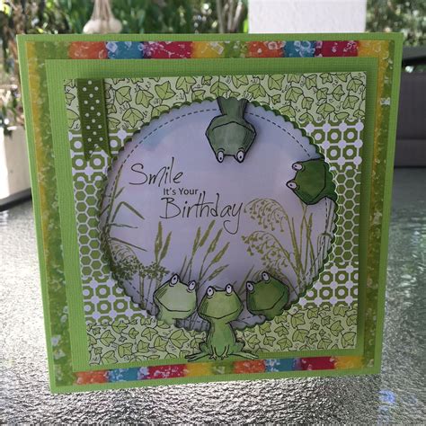 Frogs Birthday Handmade Cards Stampin Up Cards Handmade Handmade