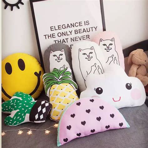 Fun Shaped Decorative Pillows Bellechic