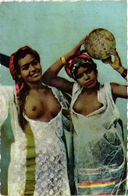 PC CPA SCENES Et Types Danseuses North Africa FEMALE ETHNIC NUDE A9899