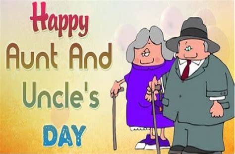 On July Th Is The National Aunt And Uncle Day Celebrate And Treat