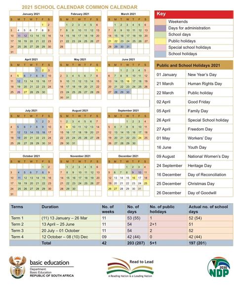 2021 South African Calendar Calendar Template Printable