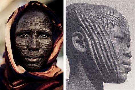 Mursi Tribe In Northeast Africa Aesthetic Scarification Scarification Body Modifications