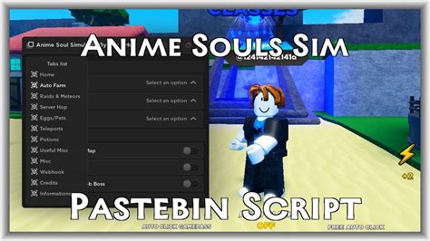 Op Anime Souls Simulator Pastebin Script Auto Farm Op Youtube