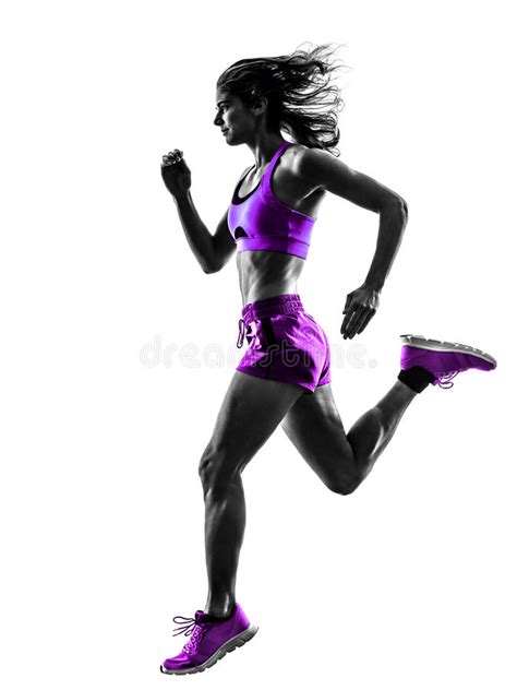 M Czyzna Kobiety Biegacza Bieg Jogging Biec Sprintem Obraz Stock Obraz Z O Onej Z Postura