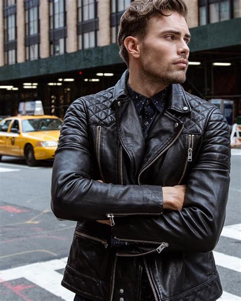pin by dave on casual men leather jacket outfits black leather jacket outfit leather