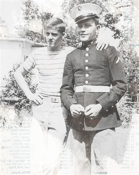 Eugene Sledge Still In High School With His Friend Sidney Phillips In