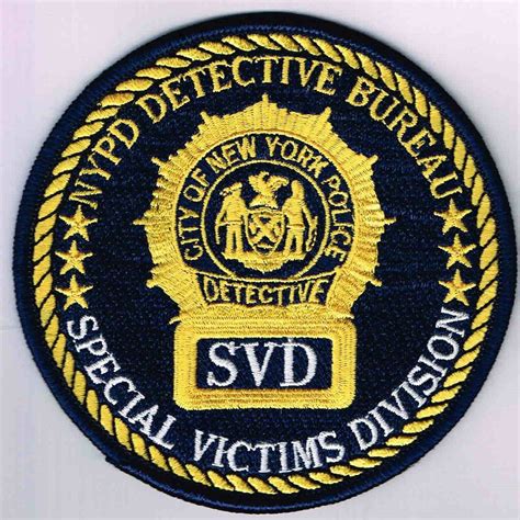 Nypd Huntsman Special Victims Div Nypd Police Patches Police Detective