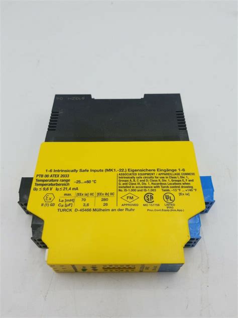 Turck MK13 222Ex0 R 24VDC Switching Amplifier EBay