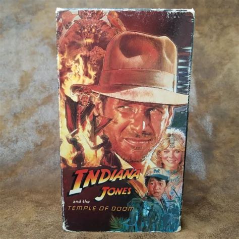 INDIANA JONES AND The Temple Of Doom VHS 1989 Harrison Ford 3 25