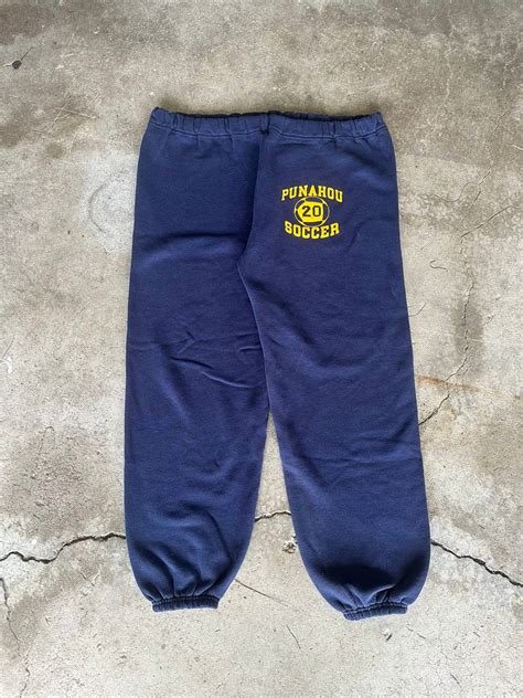 Vintage 1990s Vintage Champion Collegiate Navy Sweatpants Grailed