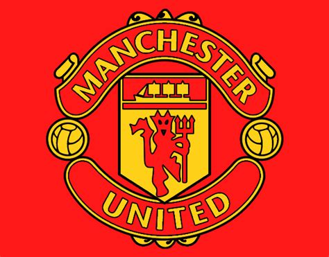 Dibujo De Escudo Del Manchester United Pintado Por Luke En
