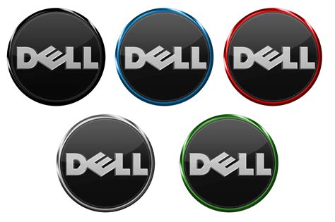 Colored Dell Logos By Arrow 4 U On Deviantart