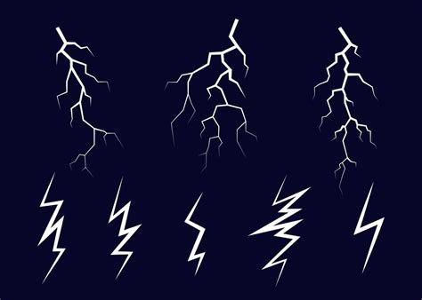 Lightning Electrostatic Discharge During Thunder Bolt Different White