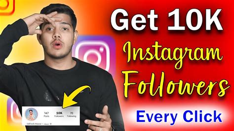 Get 10k Instagram Followers Every Click 🔥 Instagram Par Follower Kaise Badhaye 2022 In 2022