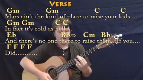 rocket man elton john guitar cover lesson in gm with chords lyrics youtube