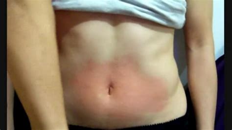 The First Video Of At 18 Years Old Belly Punch And Navel Torture Part 2