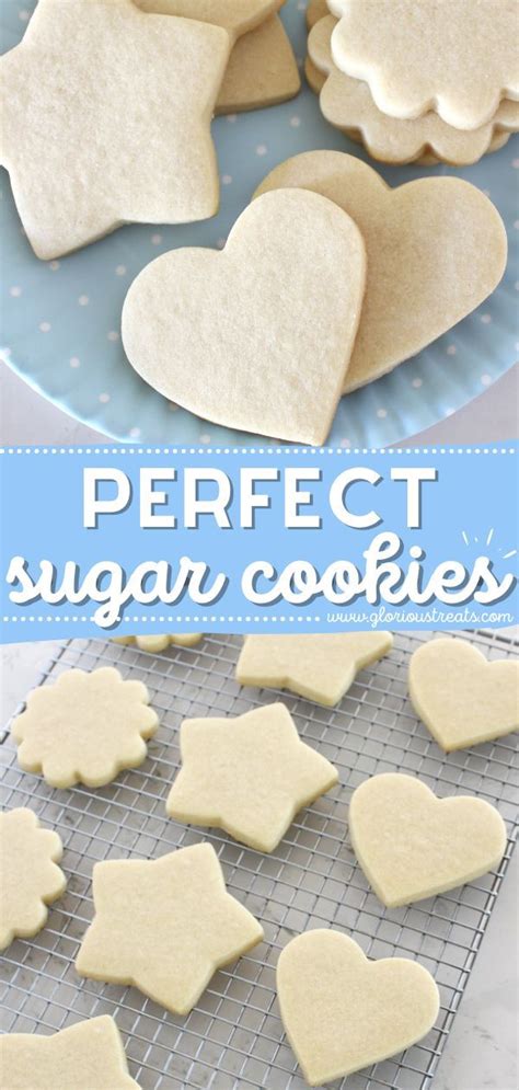 Perfect Sugar Cookie Recipe Easy Cookie Recipes Easy To Make Sweet Treats Cut Out Cookie