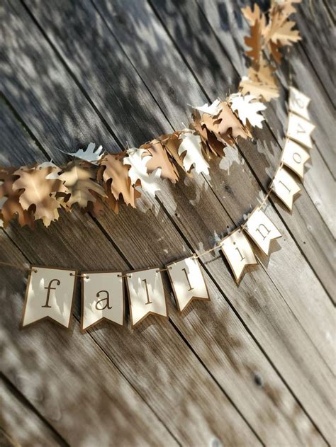 Fall In Love Banner Fall In Love Garland Fall Garland For Etsy Fall