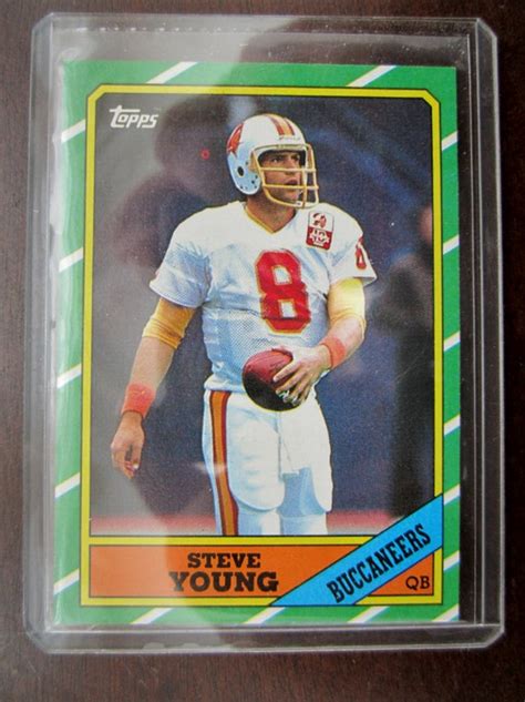 1986 Topps Steve Young Rookie Football Card