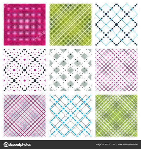 minimal simple geometric seamless patterns set vector abstract — stock vector © ostapius 335242172